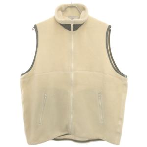 Graphpaper グラフペーパー 20AW Wool Boa Zip-Up Vest  ウールボアフリースベスト アイボリー 2 GU203-70167 ITZHK1LDQQX4｜modescape