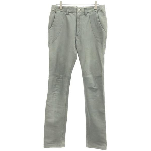 UNUSED アンユーズド 15SS Cow Leather Pants カウレザーパンツ UW03...