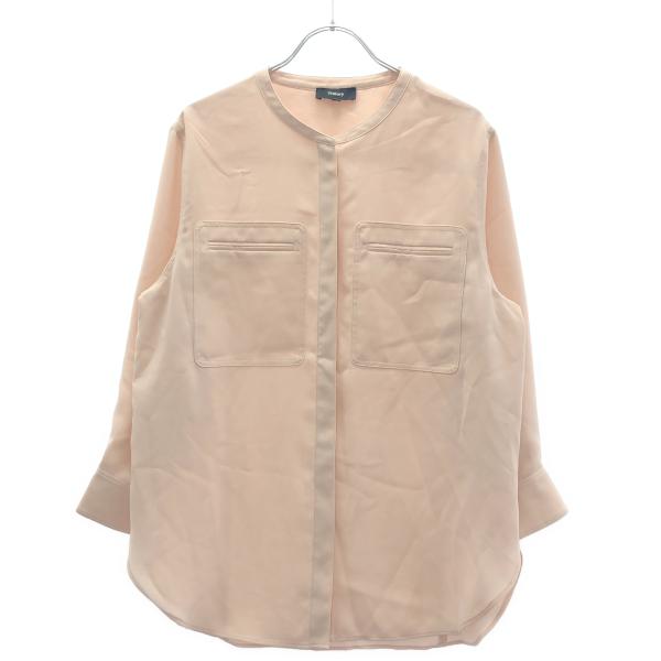 theory セオリー 22SS バンドカラーウォッシャブルシャツ 01-2108201-210-9...