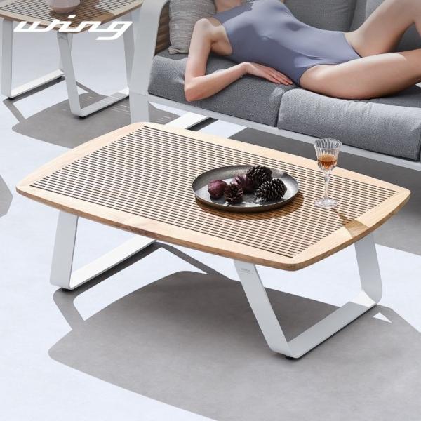 ガーデンテーブル 屋外家具 ホテル 高級 ホワイト グレー ハイクラス HIGOLD Wing（ウイ...