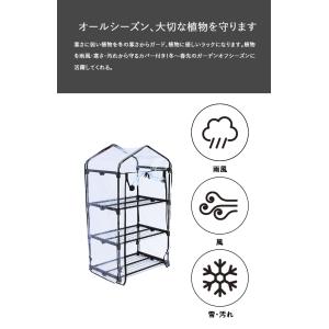 ビニールハウス 家庭菜園 ガーデンハウス フラ...の詳細画像2