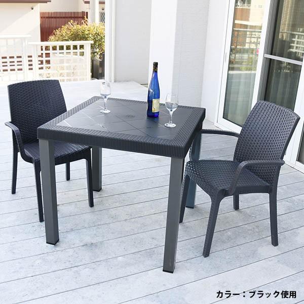ガーデンファニチャー　ブリオテーブル　3点セット 大型宅配便 テーブルセット　テーブル　チェアー　