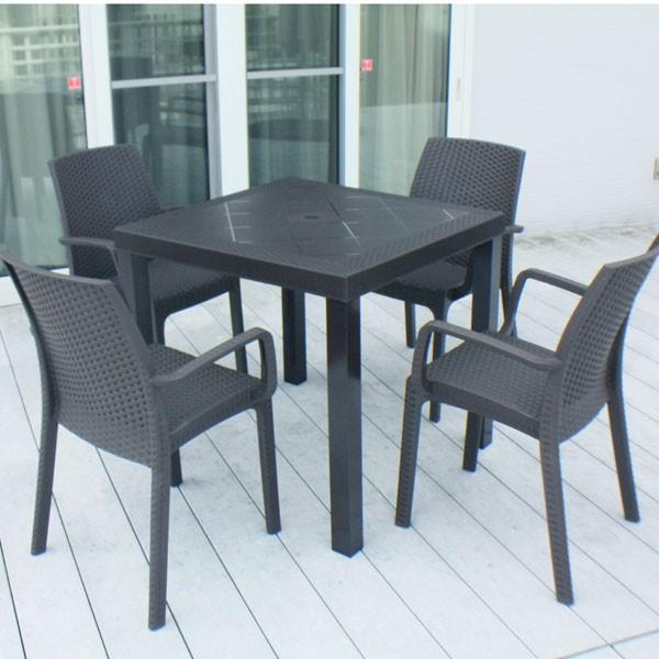 ガーデンファニチャー　ブリオテーブル　5点セット 大型宅配便 テーブルセット　テーブル　チェアー