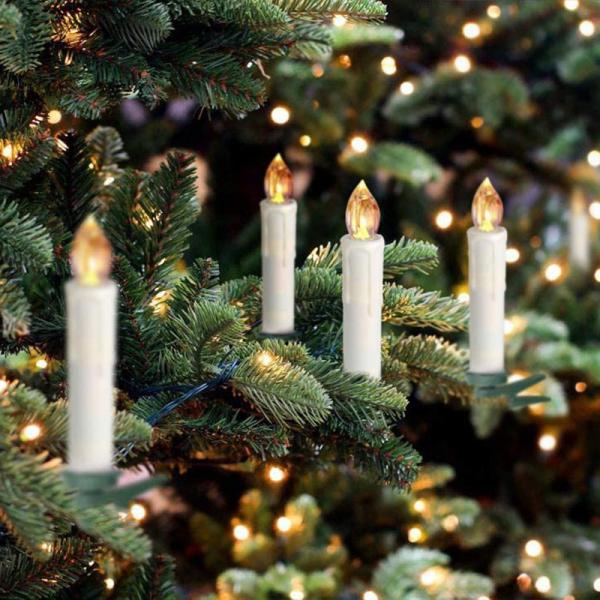 キャンドルライト　電池式ロウソクライト10本セット/インテリアライト/パーティーライト/クリスマス