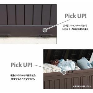 屋外収納庫 物置 屋外 おしゃれ 小型 ゴミ箱...の詳細画像5