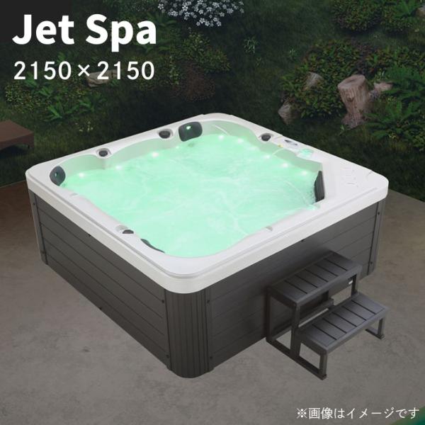 受注生産 ジェットバス プール 大型スパ 埋め込み式 置き型 ジャグジー 4-5人用 水量11000...