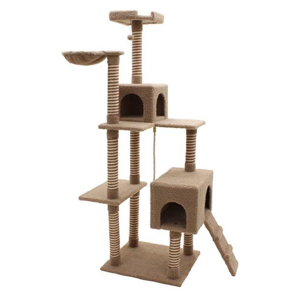 キャットタワー　シエスタ / 猫タワー　ペット用品　犬猫用品　おしゃれ　据え置き型