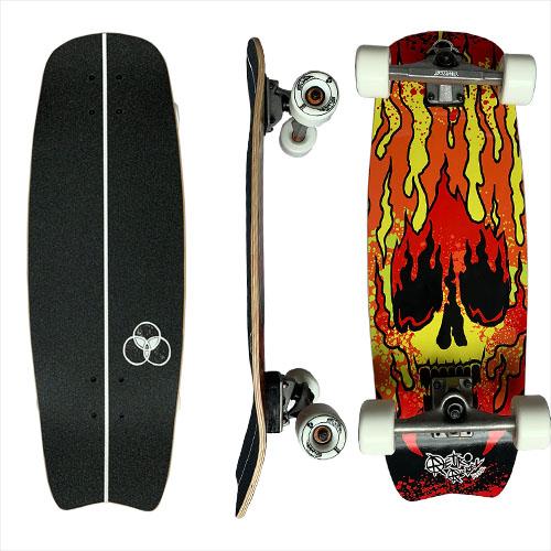 MODEX サーフスケートボード 27.5" Retro Rebel Model　MXSKATE-R...