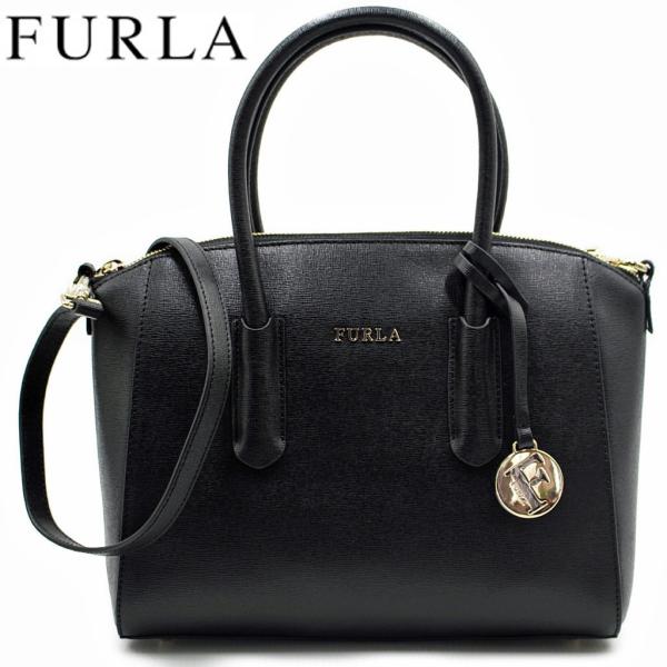 フルラ バッグ ショルダーバッグ ハンドバッグ ブラック Tessa Small 2WAY SHOU...