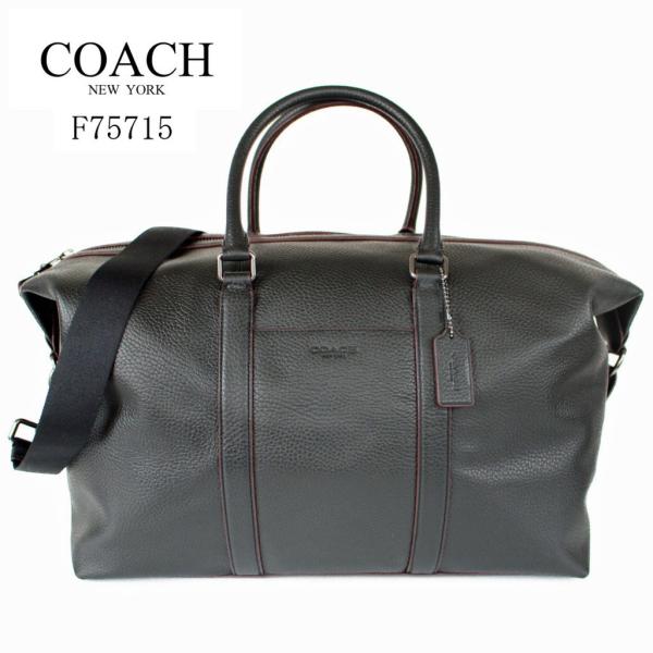 コーチ メンズバッグ 2WAY レザーボストンバッグ COACH TREKKER BAG LEATH...