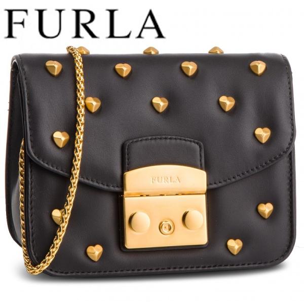 フルラ バッグ ショルダーバッグ クロスボディバッグ メトロポリス・アモリス ブラック FURLA ...