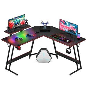 ゲーミングデスク パソコンデスク L字型 PCデスク 幅130cm