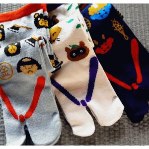 足袋ソックス 日本製 レディース メンズ　鼻緒足袋ソックス