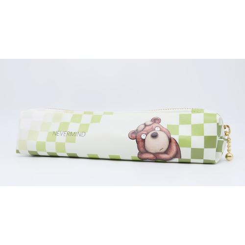 カツラのくまさんのペンケース　ペンポーチ　筆箱　かわいい　アニマル　キャラクター　003