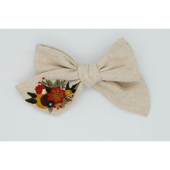 ハンドメイドのヘアリボン　035