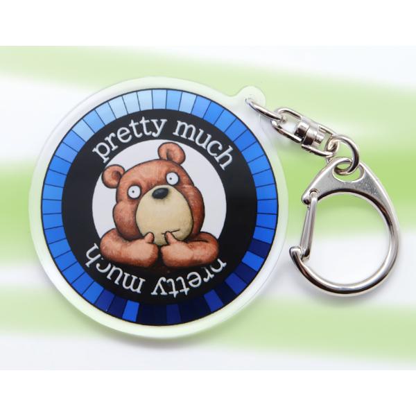 くまさんのキーリング おしゃれ キャラクター アニマル キーホルダー　002