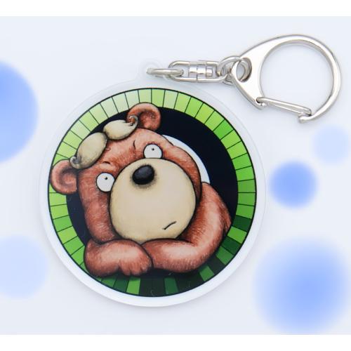 くまさんのキーリング おしゃれ キャラクター アニマル キーホルダー　003