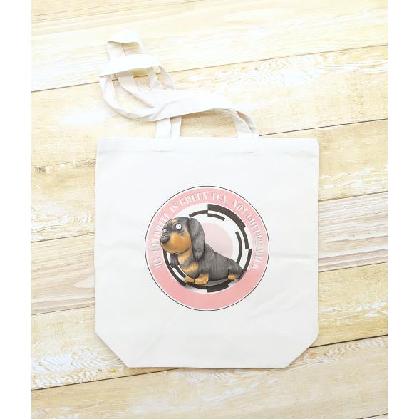 犬のミニチュアダックスフンドさんのイラスト01のバッグ トートバッグ レディース ショルダーバッグ ...