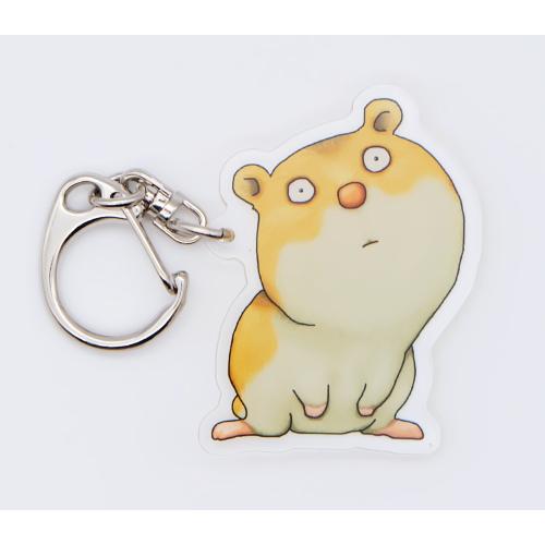 ハムスターさんのキーリング おしゃれ キャラクター アニマル キーホルダー