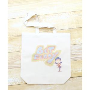 女の子のイラストGet　Readyのバッグ トートバッグ レディース ショルダーバッグ 鞄 肩掛け ...