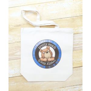 クマさんのイラスト01のバッグ トートバッグ レディース ショルダーバッグ 鞄 肩掛け トート　ネコ...