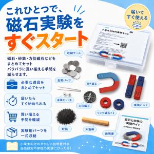 理科実験セット 自由研究に最適 磁石の実験 磁...の詳細画像4