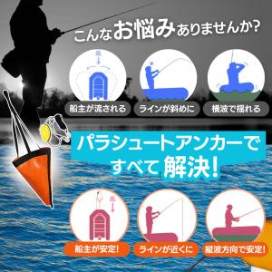 シーアンカー カヤック パラシュートアンカー ...の詳細画像2