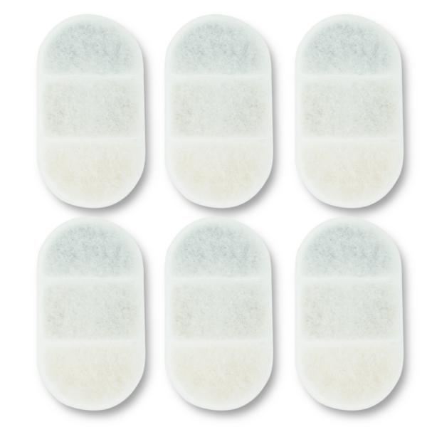 MOFMORE 犬 猫 自動給水器 交換用 フィルター 1箱(6個入り) 高密度 5層構造 KDF ...
