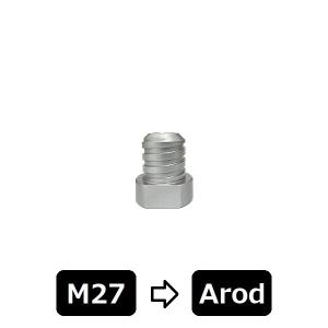 シブヤ レジューサー M18ネジ→M27ネジ 001471 : ダイヤモンド工具