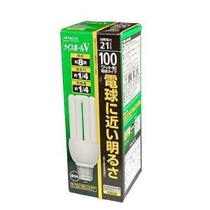 日立 ナイスボールV 100W形 電球形蛍光灯 EFD25EN/21B 昼白色