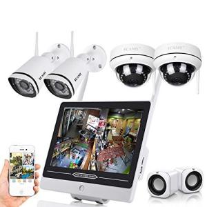 ICAMI 防犯カメラ ワイヤレス 屋外 屋内