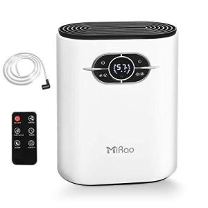 Mirao 除湿機 小型 除湿器 1200ml イオン空気清浄 ペルチェ式 強力除湿 除湿量600ML/日 湿気 梅雨対策 カビ防止 部屋干し タイマ