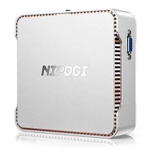 NiPoGi ミニpc Windows 10 Pro 8GB DDR4 128GB SSD 小型 パソコン デスクトップ C