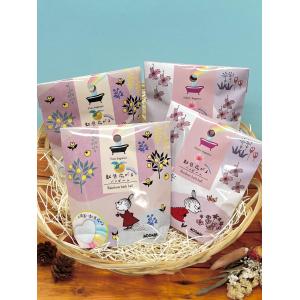 ほんやら堂 ムーミン さくら4個 虹バスボール はーと型 虹色