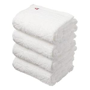 今治タオル フェイスタオル 綿 100% 4枚セット プレミアム パーマネント 高級特殊撚糸 ホワイト 白 フェイスタオル 今治 厚手 ふわふわ