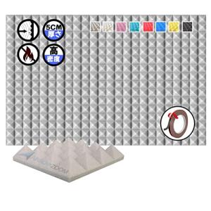 Arrowzoom スーパーダッシュ 新ピラミッド しい 24 ピース 防音 遮音 密度26kg/m3 作品 黒 吸音材 楽器 緩衝材 防音材 音