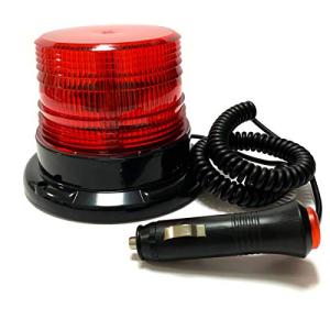 12/24V 兼用 LED 回転灯 パトランプ シガーソケット マグネット付き フラッシュ ストロボ 警告灯