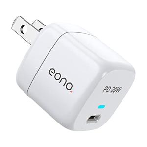 Eono-20W PD type c充電器 USB-C 超小型急速充電器採用折りたたみ式構造対応 iPhone 1212 Pr