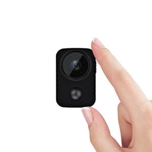 赤く光らない 防犯カメラ 監視カメラ 小型 赤外線 microSDカード録画 人体検知センサー搭載