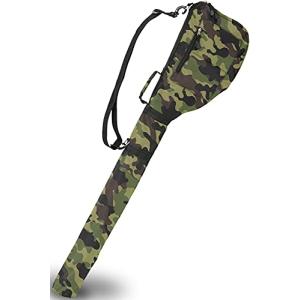 EARTH LEAD ゴルフ クラブケース  最大7本収納可能 ファスナーポケット付き 練習用