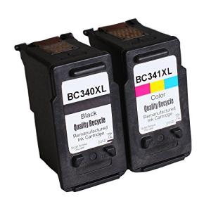 【Delightcolor】再生インク Canon（キャノン）用BC-340 XL+BC-341 X...