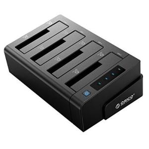 ORICO USB3.0 HDDケース クローン機能付き 2.5 / 3.5インチ SATA HDD/SSD 対応 4ベイ ハードディスクケース 工具