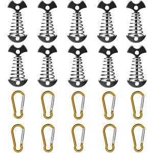 キャンプ テント ウッドデッキ専用 ペグ フック 魚骨型