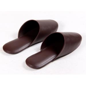 ビニールスリッパ レザー調 格安業務用スリッパ...の詳細画像3