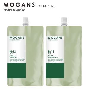 MOGANS(モーガンズ) 草花(そうか) 薬用スカルプケア シャンプー ＆ コンディショナー 詰め替え セット 各250mL ノンシリコン アミノ酸