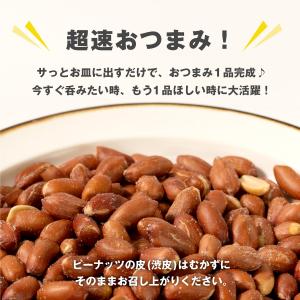 魅惑の揚げ塩ピーナッツ 皮付き 300g 塩味...の詳細画像3