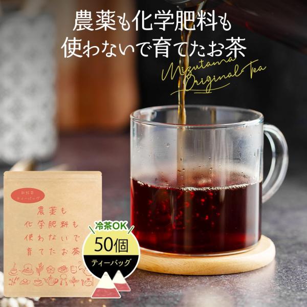 紅茶 和紅茶 農薬不使用 ティーバッグ 2.5g×50個 水出し 国産 日本産 無添加 農薬も化学肥...