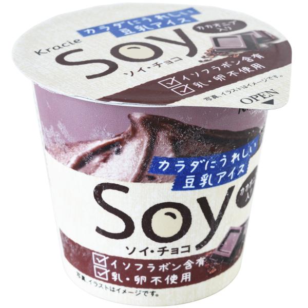 【冷凍】豆乳アイス Soy &lt;ソイ&gt; チョコ 105ml × 6個