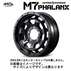 MID NITRO POWER ナイトロパワー M7 Phalanx ファランクス (2本セット) 5H139.7 16x6.0J -5 バレルブラック