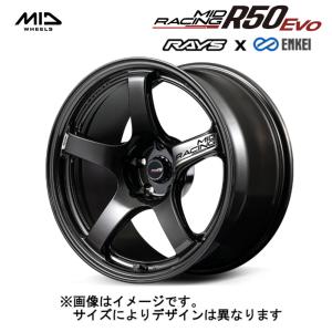 マルカサービス MIDレーシング R50 EVO ホイール1本 18x8.5J 5H 100 +